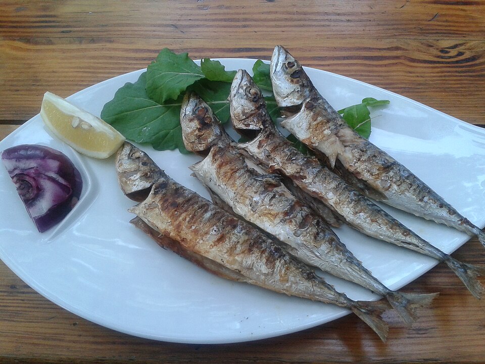 mackerel flaxseed garlic omega plate